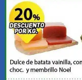 Supermercados Damesco Dulce De Batata Vainilla, Con Choc. Y Membrillo Noel oferta