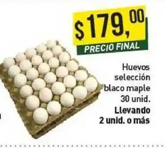 Supermercados Damesco Huevos Seleccion Blaco Maple 30 Unid. oferta