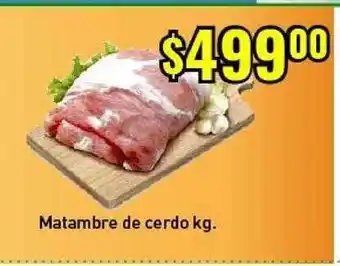 Supermercados Damesco Matambre De Cerdo Kg. oferta