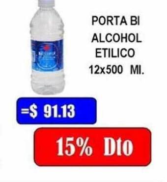 Dulcenter Porta Bi Alcohol Etilico 12x500 Ml. oferta