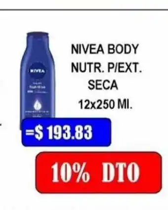 Nivea Body Nutr. PEXT. Seca 12x250 Ml
