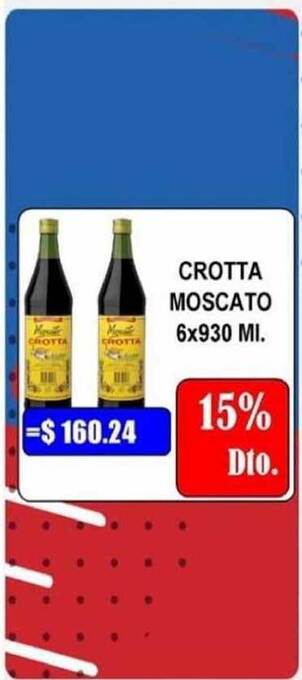 Dulcenter Crotta Moscato 6x930 Ml oferta