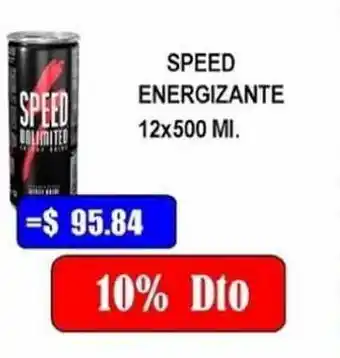 Dulcenter Speed Energizante 12x500 Ml oferta