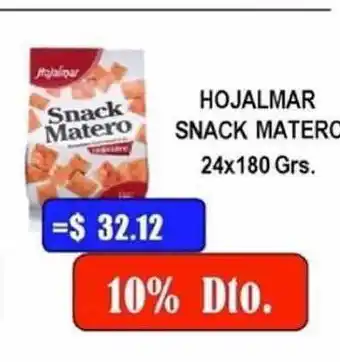 Snack Matero Hojalmar 24x180 Grs