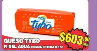 Queso Tybo P. Del Agua Horma Entera 0 1-2
