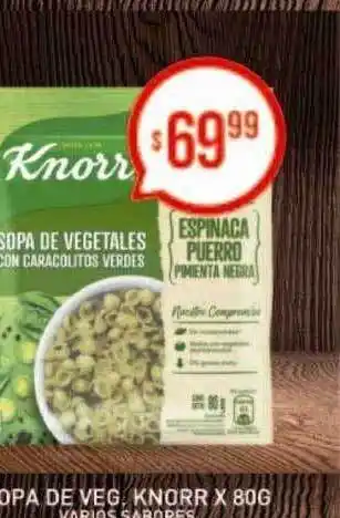 Knorr Sopa De Veg. X 80g