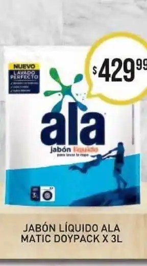 Arcoiris Supermercados Ala Jabón Líquido Matic Doypack X 3L oferta