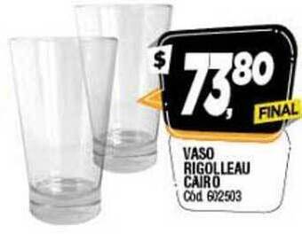 Supermercados Yaguar Vaso Rigolleau Cairo oferta