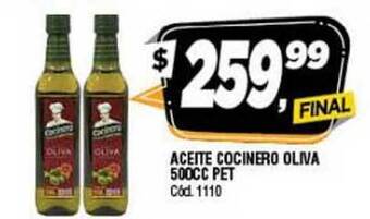 Supermercados Yaguar Aceite Cocinero Oliva 500cc Pet oferta
