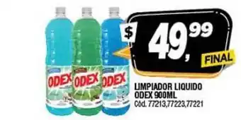 Supermercados Yaguar Limpiador Liquido Odex x 900ml oferta