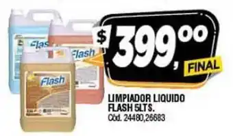 Supermercados Yaguar Limpiador Liquido Flash 5lts oferta