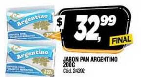 Supermercados Yaguar Jabon Pan Argentino 200g oferta