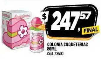 Supermercados Yaguar Colonia Coqueterias 80ml oferta