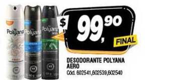 Supermercados Yaguar Desodorante Polyana Aero oferta