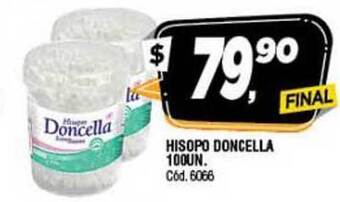 Supermercados Yaguar Hisopo Doncella 100un oferta