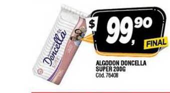 Supermercados Yaguar Algodon Doncella Super 200g oferta