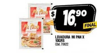 Supermercados Yaguar Levadura Mi Pan x 10grs oferta