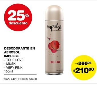 Atomo Conviene Desodorante En Aerosol Impulse 150ml oferta