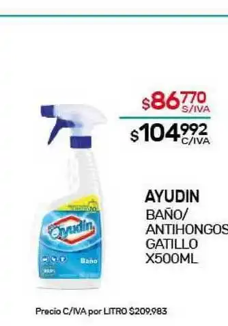 Nini Mayorista Ayudin Baño - Antihongos Gatillo x 500ml oferta
