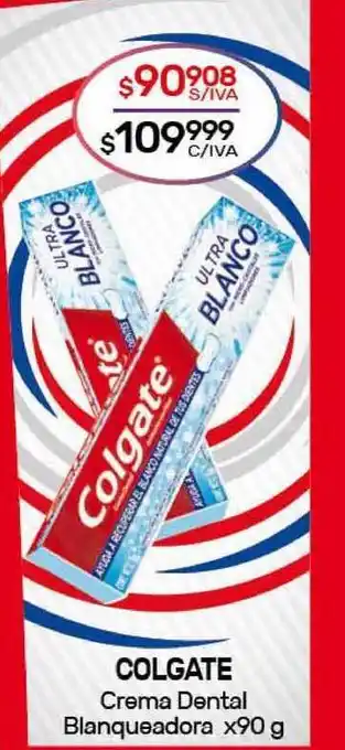 Nini Mayorista Colgate Crema Dental Blanqueadora x 90g oferta