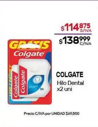 Nini Mayorista Colgate Hilo Dental X2 Uni oferta