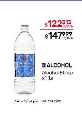 Nini Mayorista Bialcohol Alcohol Etilico x 1lts oferta