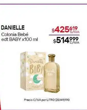 Nini Mayorista Danielle Colonia Bebé Edt Baby x 100ml oferta