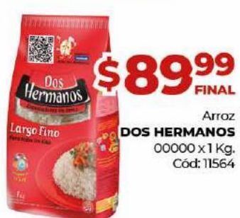 Diarco Arroz dos hermanos 00000 x 1kg oferta