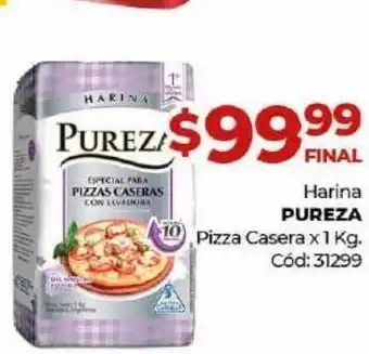Diarco Harina pureza pizza casera con levadura 1kg oferta