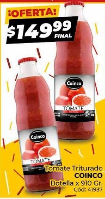 Diarco Tomate triturado coinco botella 910g oferta