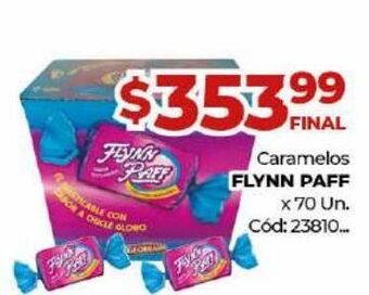 Diarco Caramelos flynn paff x 70un oferta