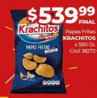 Diarco Papas fritas krachitos 550g oferta