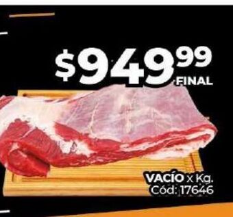 Diarco Vacio x kg oferta