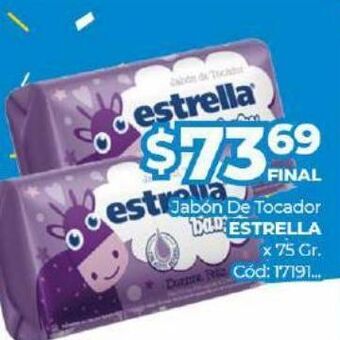 Diarco Jabón de tocador estrella 75g oferta