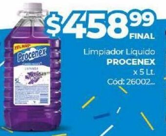 Diarco Limpiador liquido procenex 5l oferta