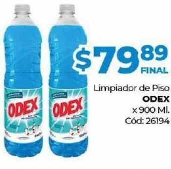 Diarco Limpiador de piso odex 900ml oferta