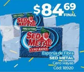 Diarco Esponja de fibra sed metal cero rayas oferta