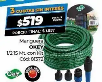 Diarco Manguera okey 1/2" x 15m oferta