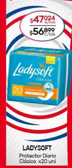 Nini Mayorista Ladysoft Protector Diario Clásico x 20 uni oferta