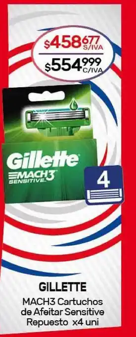 Nini Mayorista Gillette Mach3 Cartuchos De Afeitar Sensitive Repuesto oferta