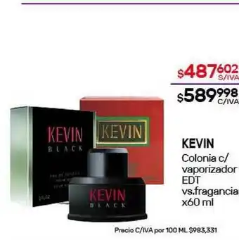 Nini Mayorista Kevin Colonia C Vaporizador Edt Vs.fragancia x 60ml oferta