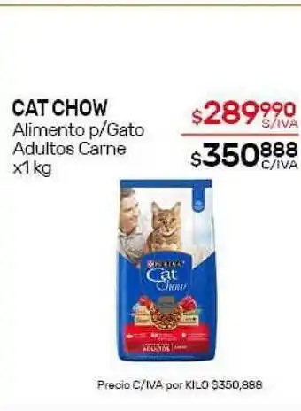 Nini Mayorista Cat Chow Alimento P Gato Adultos Carne X1 Kg oferta
