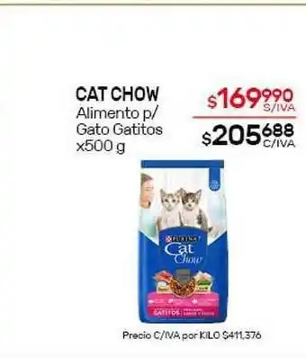 Nini Mayorista Cat Chow Alimento P Gato Gatitos X500g oferta