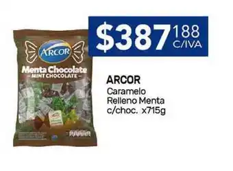 Nini Mayorista Arcor Caramelo Relleno Menta C Choc oferta