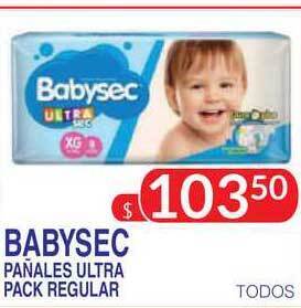 Masivos Babysec Panales Ultra Pack Regular oferta