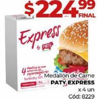 Diarco Medallon de carne paty express oferta