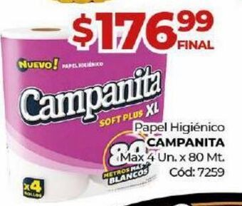 Diarco Papel higiénico campanita oferta