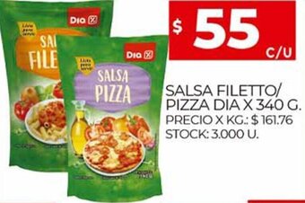 Supermercados DIA Salsa Filetto/Pizza Dia x 340 g oferta