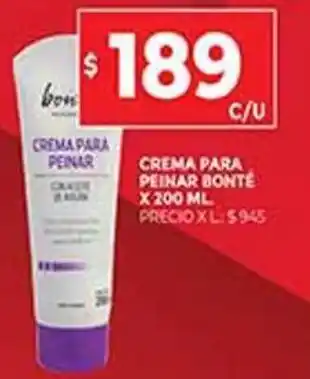 Supermercados DIA Bonté Crema Para Peinar x 200ml. oferta
