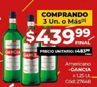 Diarco Americano gancia oferta